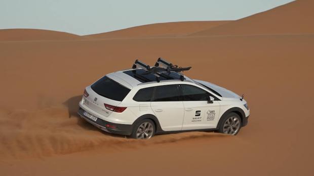 El Seat León X-PERIENCE Titan Desert en pleno trabajo