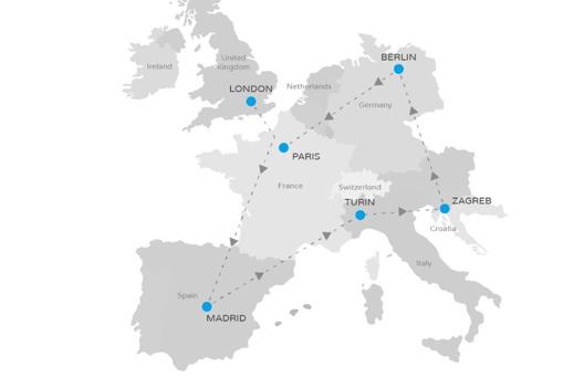 Ruta que realizará la expedición