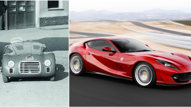 Ferrari 125s y 812 Superfast, pasado y futuro de la marca italiana