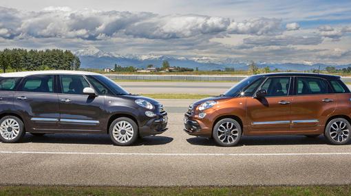 Fiat 500 Wagon (i) y Urban (d)