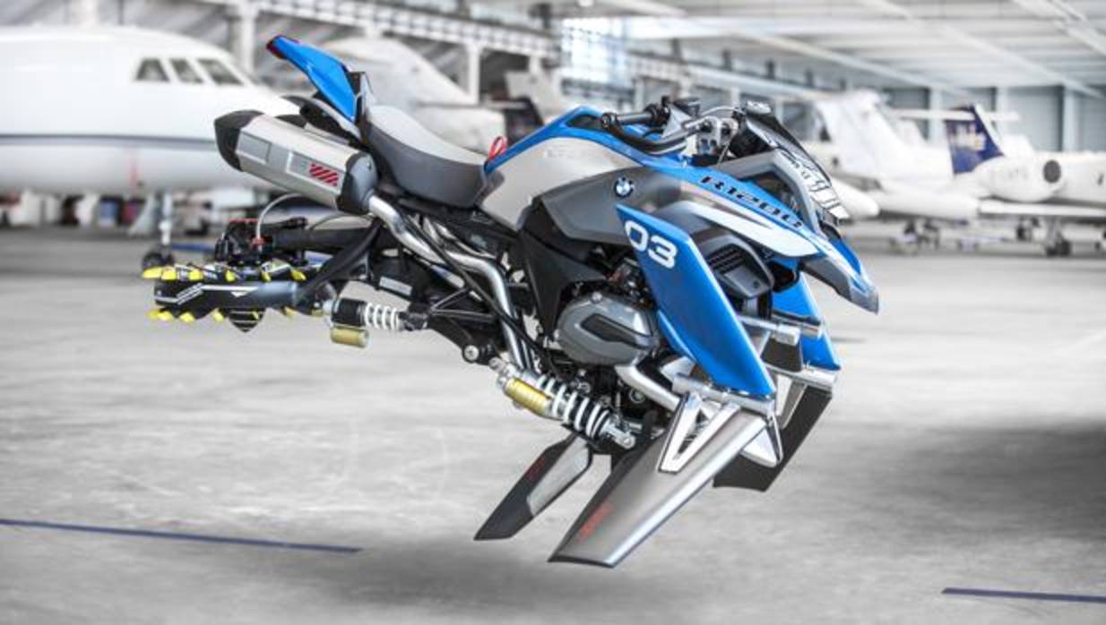 La moto del futuro, según BMW: eléctrica, voladora e intuitiva