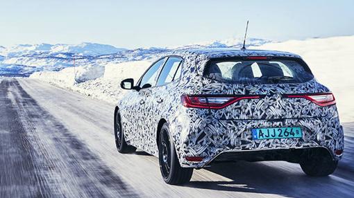 La puesta a punto del nuevo Mégane R.S. ha incluido las carreteras heladas del norte de Europa