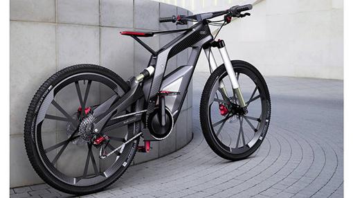 Audi también ofrece bicicletas eléctricas similares a este prototipo, la Audi e-bike