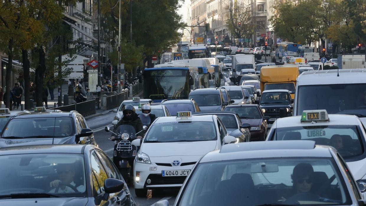 Imagen después de la aplicación de la segunda fase del plan anti contaminación en Madrid