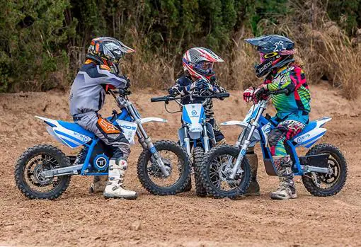 Motocicletas diseñadas para niños desde los tres hasta los nueve años