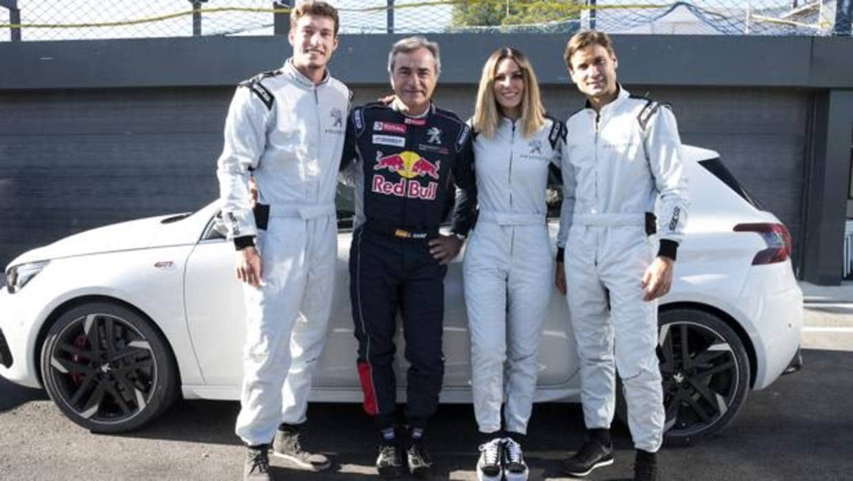 Pablo Carreño, David Ferrer, Edurne y Carlos Sáinz se miden en el Jarama con el nuevo 308 GTi