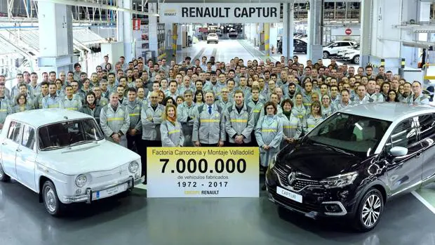 Renault Valladolid fabrica su coche número siete millones