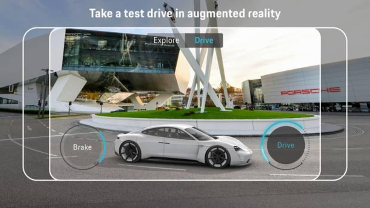 Una app permite colocar en tu garaje el futuro Porsche eléctrico