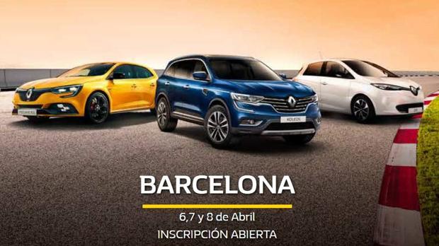 Renault invita a probar sus coches en el Circuito de Barcelona