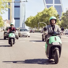 Coup, el nuevo servicio de scooter eléctrica compartida de Bosch, se probará en Madrid