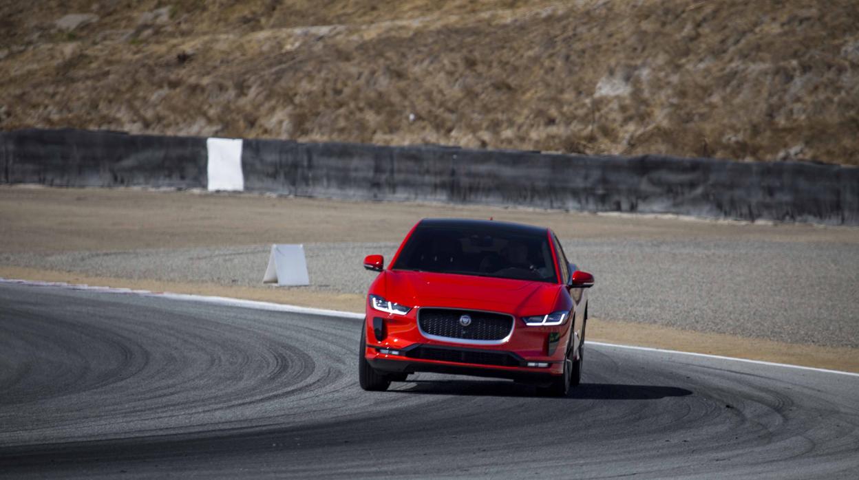 El Jaguar I-Pace, nuevo récord «eléctrico» en el circuito de Laguna Seca