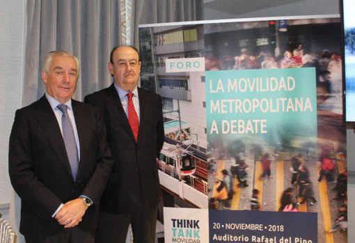 Javier Carbajo y Miguel Ángel Ochoa, vicepresidente y presidente de la Fundación Corell