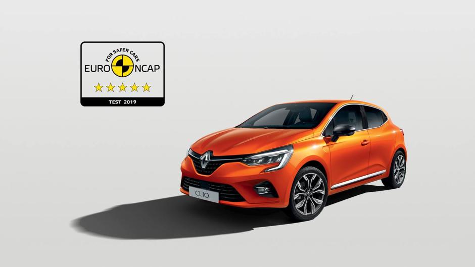 El nuevo Renault Clio gana las 5 estrellas de EuroNcap