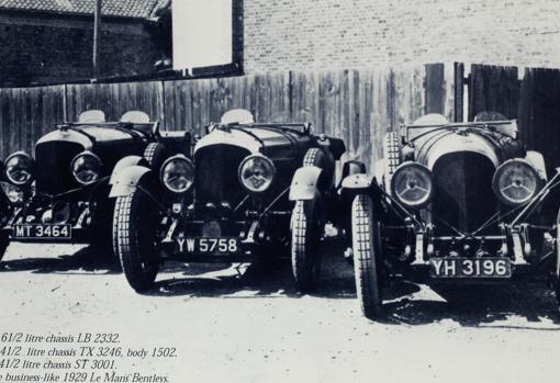 Las monturas de los «Bentley Boys» en 1929