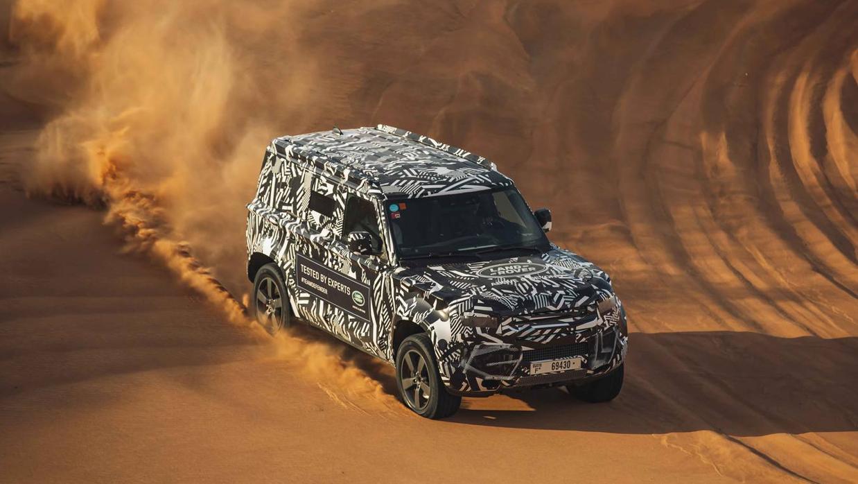 Land Rover deja en manos de la Cruz Roja las pruebas finales del nuevo Defender