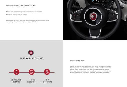 Fiat se convierte en la primera marca en España que ofrece renting en internet