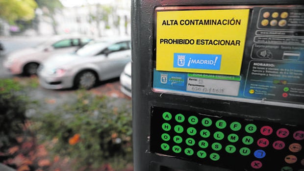 Los coches que no podrán aparcar en Madrid desde el 1 de enero de 2020