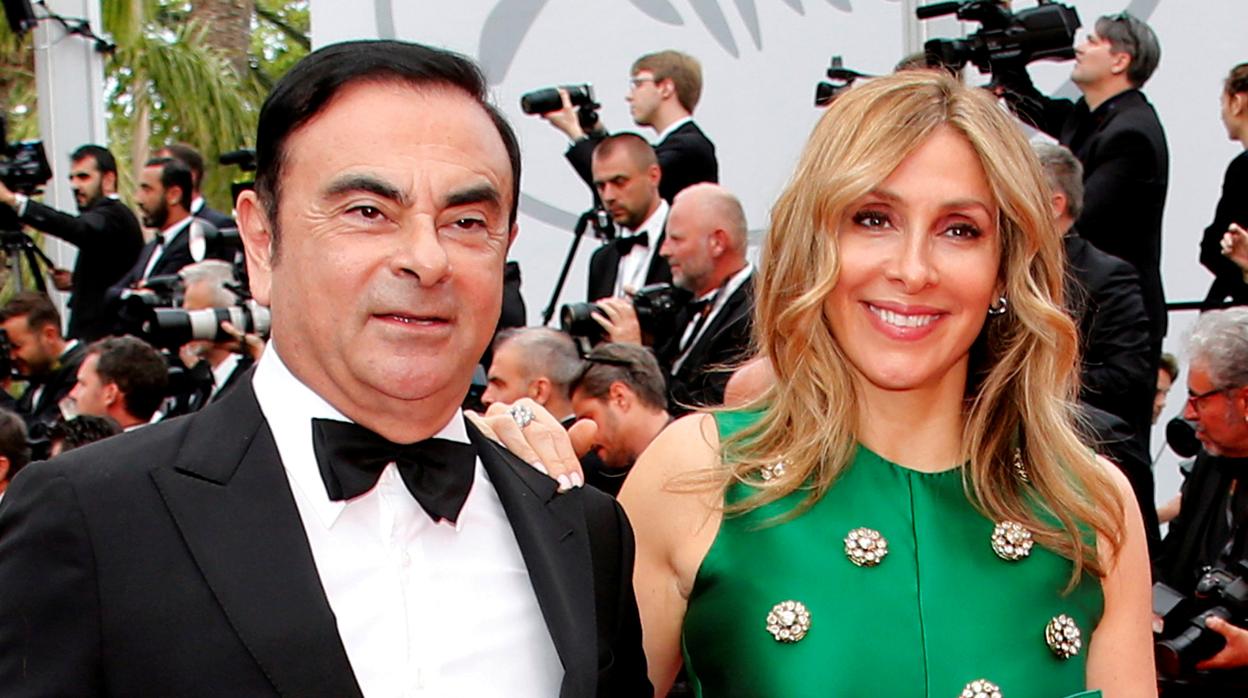 Carlos y Carole Ghosn