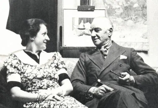 Charles Sykes y su hija Josephine