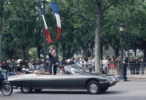 Jacques Chirac en un SM Présidentielle