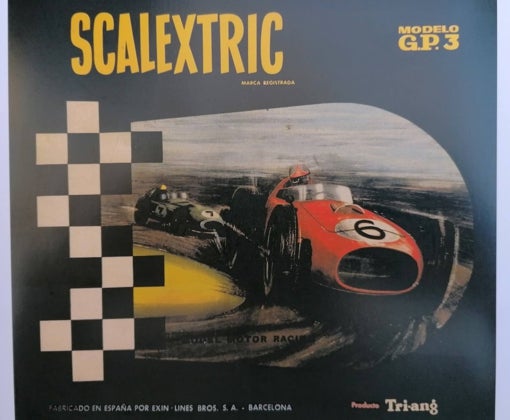 El Scalexrtric, fabricado en España por Exin, con licencia de la británica Triang