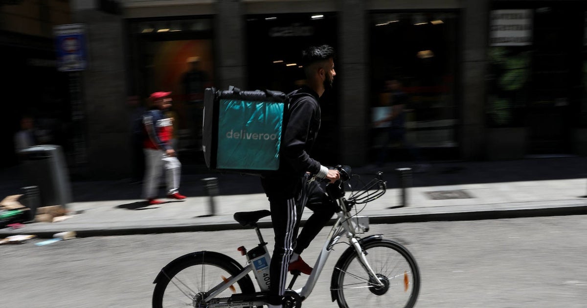 Imagen de archivo de un rider en Madrid