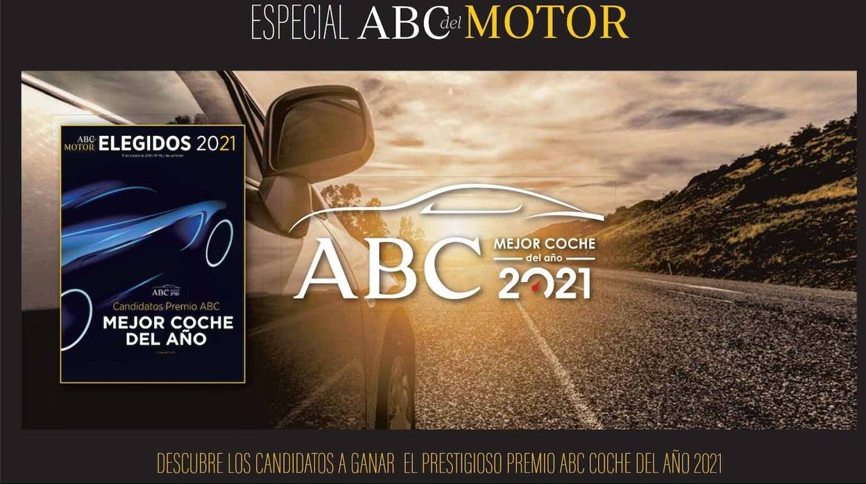 Cartel del Premio ABC Mejor Coche del Año 2021