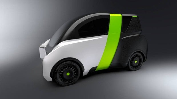 e-Miles, el coche eléctrico que crece y encoje y se maneja como un videojuego