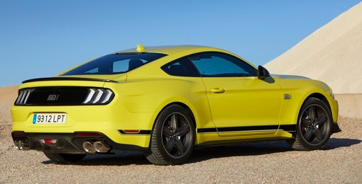 Al volante del Ford Mustang Mach 1, posiblemente el último de su especie