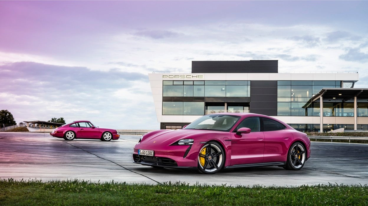 Porsche actualiza el Taycan con más autonomía, conectividad y llamativos colores