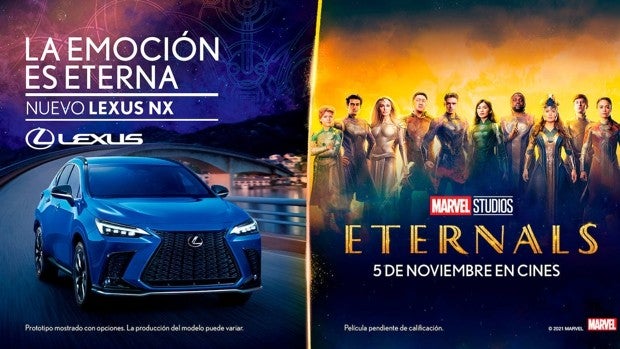 Lexus se convierte en el coche de «Eternals», los nuevos superhéroes de Marvel