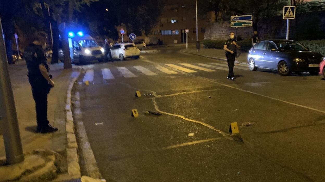 La Policía Municipal recoge muestras tras un atropello mortal en Madrid