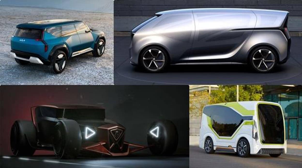 Diseños virtuales de coches, entre la ciencia ficción y la realidad