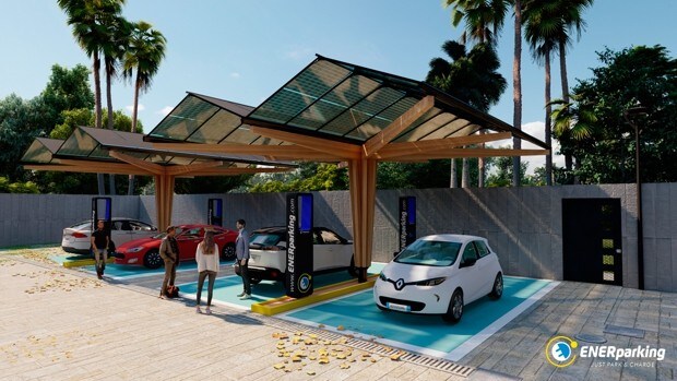 Pamplona tendrá un aparcamiento solar que cargará hasta 10 vehículos eléctricos a la vez