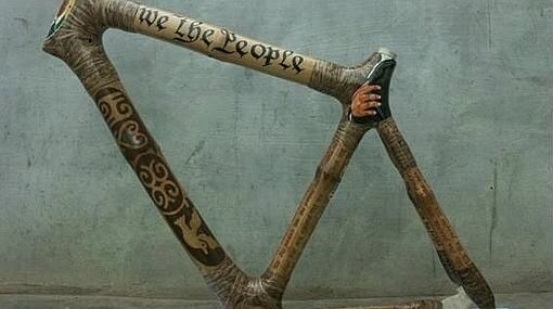 Bicicletas bambú que reducen en Ghana