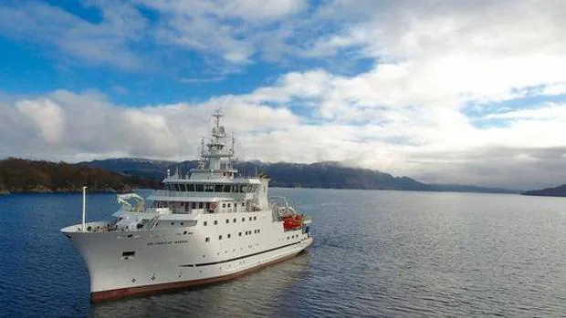El buque «Dr. Fridtjof Nansen» también se ocupa de estudiar cómo el cambio climático está afectando a los océanos
