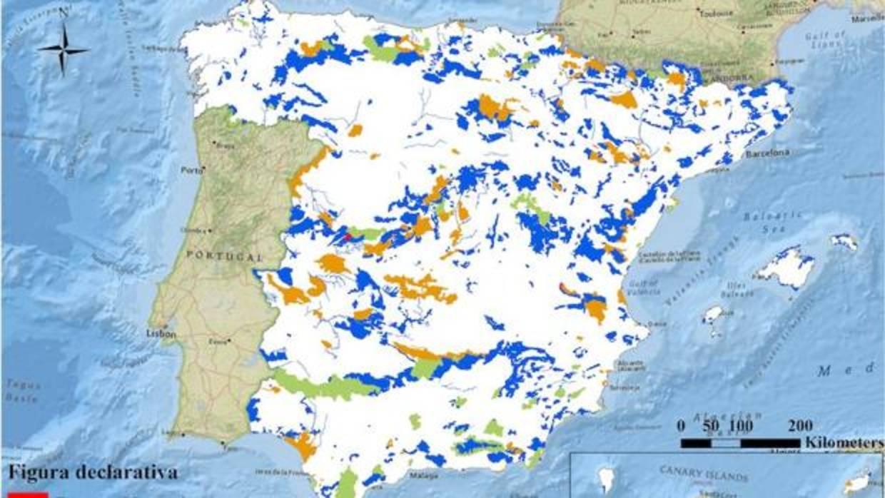 Han analizado la eficacia de las medidas de protección del suelo entre 1987 y 2006 en 4 tipos de espacios protegidos con reconocimiento legal