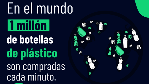 Campaña del Gobierno mexicano para concienciar sobre el daño que los residuos plásticos mal gestionados causan en los océanos