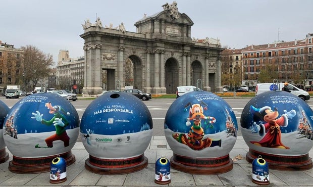 Mickey y sus amigos se suman al reciclaje de vidrio