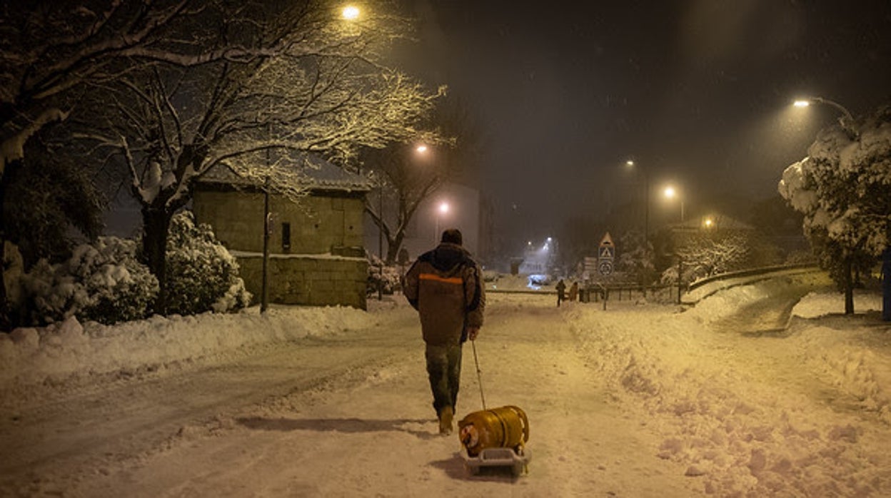 La nieve ha causado problemas de suministro eléctrico en muchas zonas