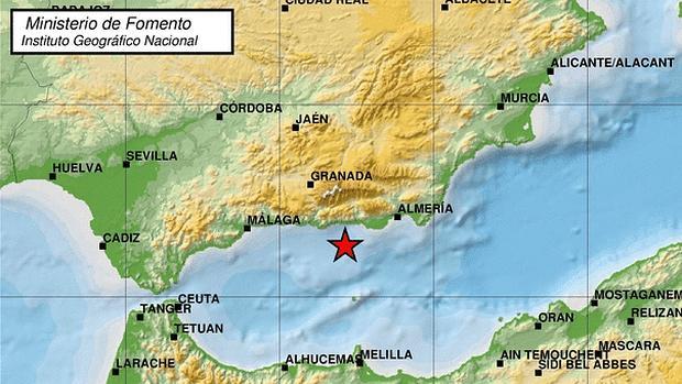 Un terremoto de 4,4 grados hace temblar Granada