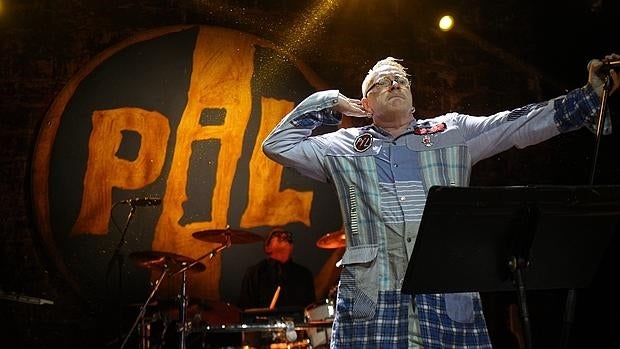 John Lydon, en su actuación en la Joy Eslava