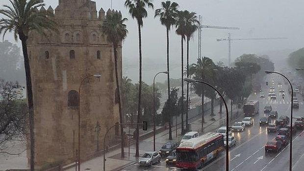 En imágenes: Sevilla bajo la lluvia