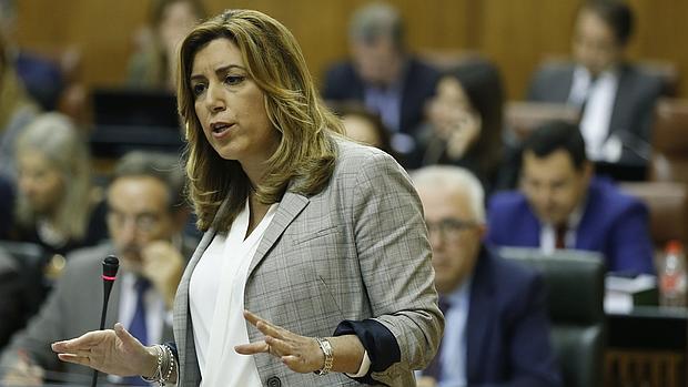 La presidenta de la Junta de Andalucía, Susana Díaz