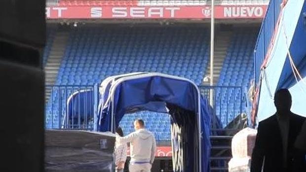 El Vicente Calderón, preparado para la final