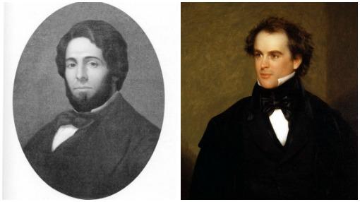 Melville a finales de los años 1840s y Hawthorne por la misma época