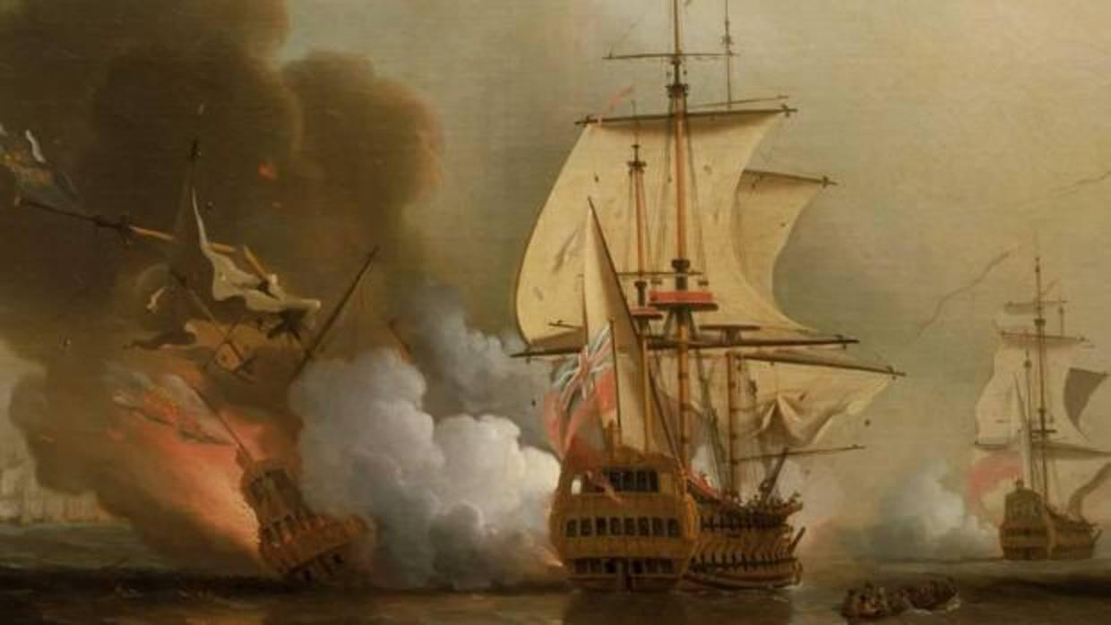 Así se batió el galeón San José contra el escuadron del comodoro Charles Wager