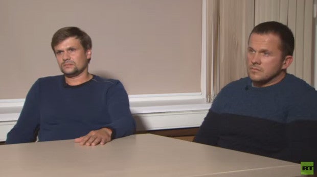 Los dos sospechosos del caso Skripal dicen que fueron a Salisbury «como turistas»