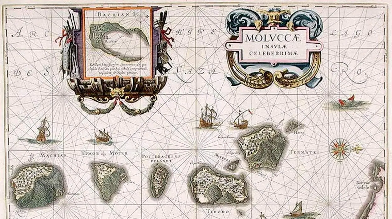 Las codiciadas islas Molucas, Willem Janszoon Blaeu