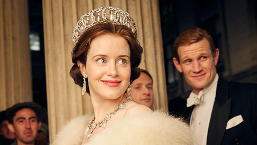 Claire Foy como Isabel II